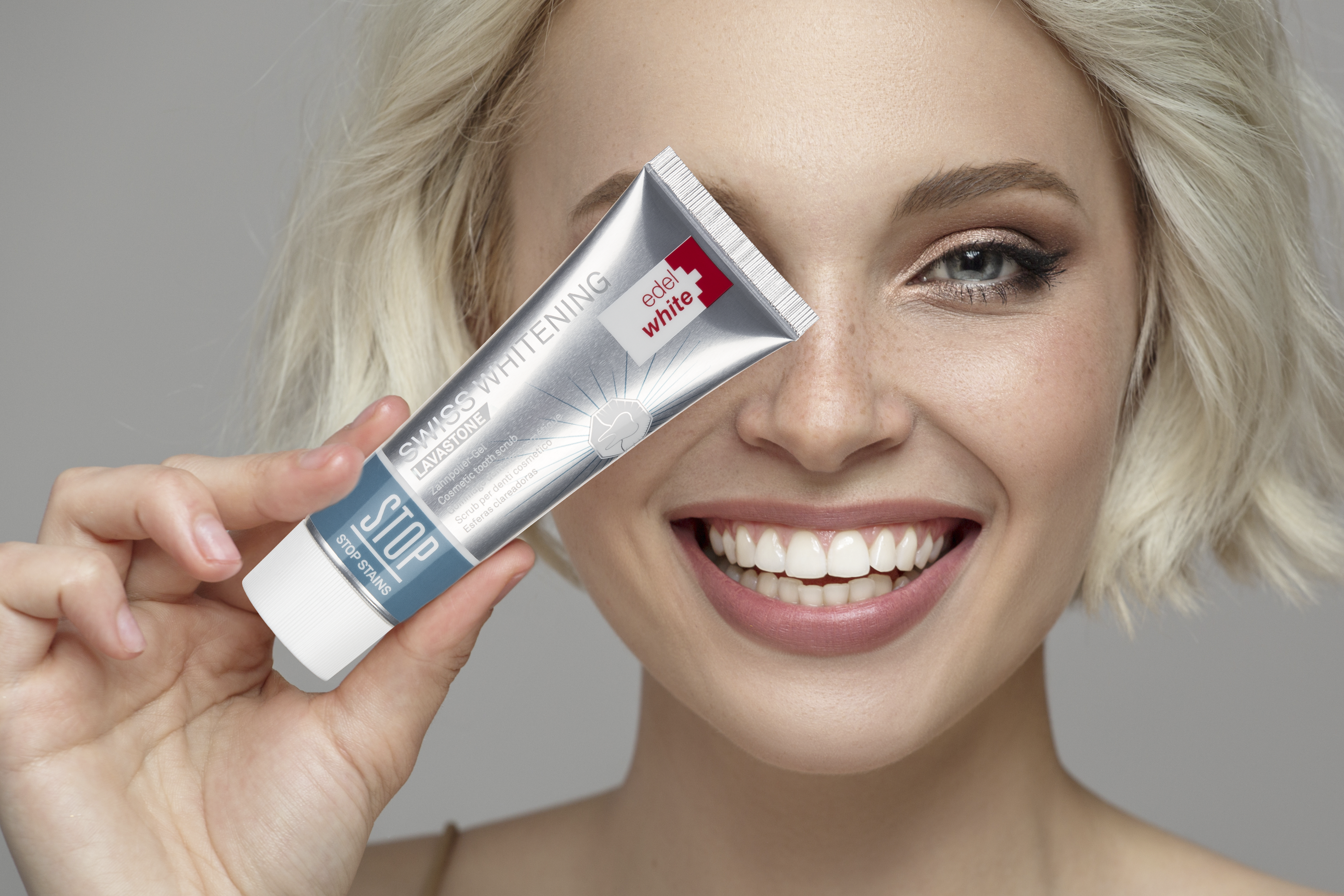 Dentifrice Blanchissant et Booster de Teinte - STOP Stain Swiss Whitening