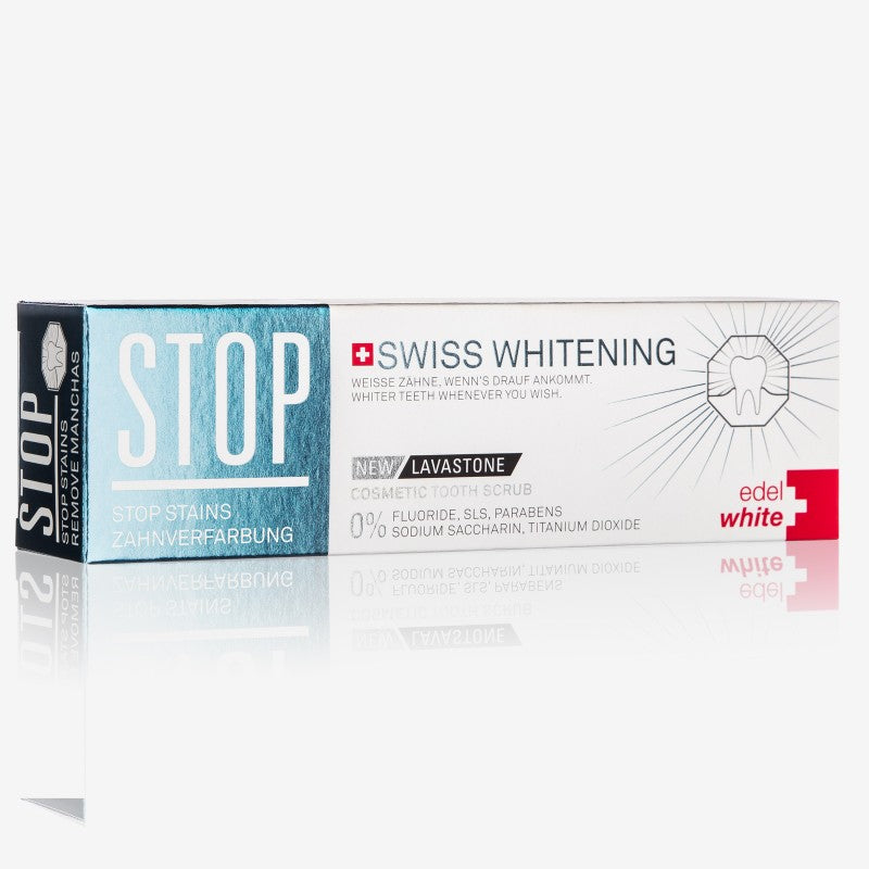 Dentifrice Blanchissant et Booster de Teinte - STOP Stain Swiss Whitening